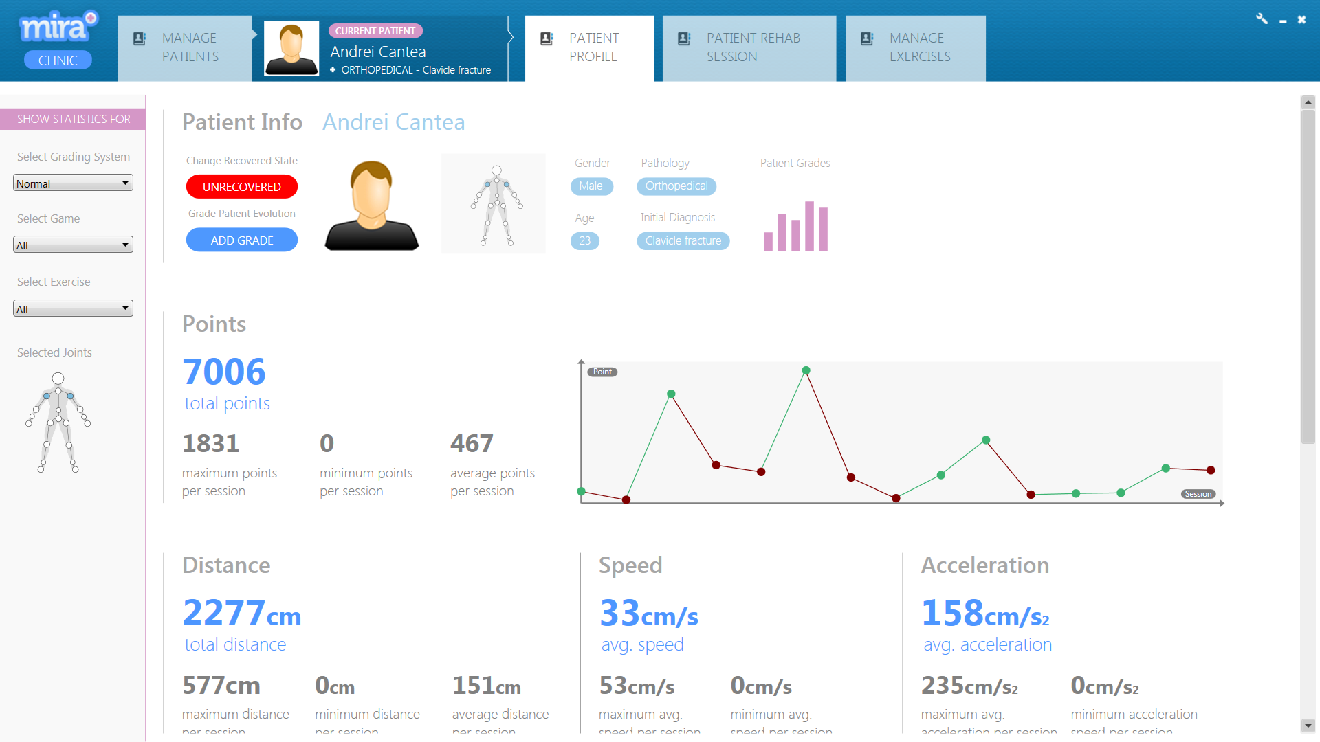 software mira rehab