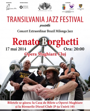 TRANSILVANIA JAZZ FESTIVAL 2014 - Alegria do Brasileiro, intr-un concert semnat Renato Borghetti