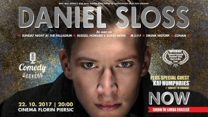 Umor negru si un super show in octombrie - Daniel Sloss vine la Cluj