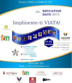 9 Oameni te ghideaza pentru o viata implinita la EDUCATION DAYS