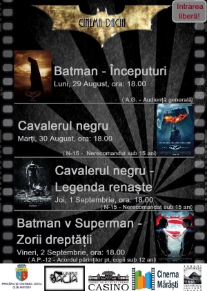 Batman Week la Cinema Dacia (PS: surprizele se tin lant!)