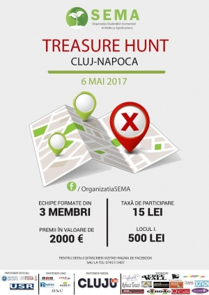 Cel mai mare Treasure Hunt din Cluj-Napoca revine cu o nouă editie