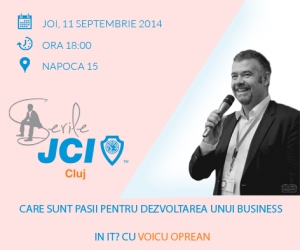 Descopera secretele dezvoltarii unui business in IT in zilele noastre cu Voicu Oprean@ 11 septembrie Napoca 15