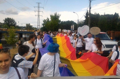 Circa 500 de persoane au luat parte la marsul organizat de comunitatea LGBT din Cluj