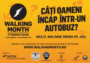 Premii pentru concurentii competitiei WALKING MONTH