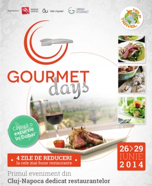 Gourmet Days - primul eveniment dedicat restaurantelor din Cluj @ 26 - 29 iunie