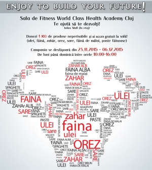 Donezi alimente si faci Fitness gratis la World Class Health